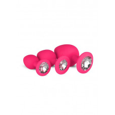 Easytoys Plug-Diamond Plug Set-Pink