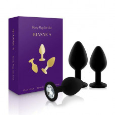 Rianne S RS - Soiree - Booty Plug Original Set 3x Black