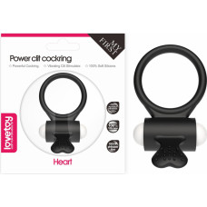 Lovetoy Power Clit Silicone Cockring Black