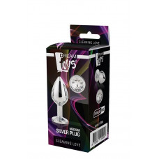 Dream Toys GLEAMING LOVE SILVER PLUG MEDIUM