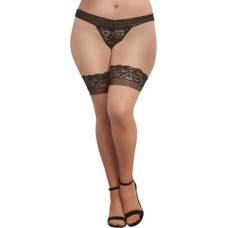 Dreamgirl Cuban Heel Top Thigh High