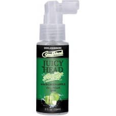 Doc Johnson Juicy Head - Dry Mouth Spray - Sour Green Apple - 2 fl oz / 60 ml