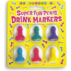 Boss Of Toys Super Fun Penis - Cocktail Markers - Set of 6