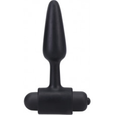 Doc Johnson Vibrating Butt Plug - 3 / 8 cm - Black