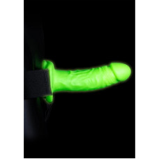 Ouch! By Shots Realistic Strap-On Harness - Glow in the Dark - 7 / 18 cm