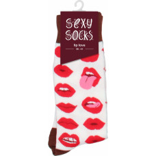 Sexy Socks By Shots Lip Love Socks - US Size 2-7,5 / EU Size 36-41