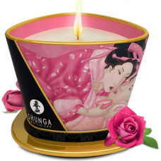 Shunga Massage Candle - Roses - 5.7 oz / 170 ml