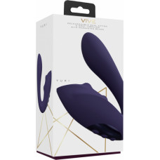 Vive By Shots Yuki - Dual Motor G-Spot vibrators ar masējošām pērlītēm - violets