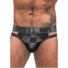 Male Power Cutout Thong - S/M - Black