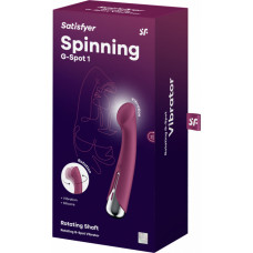 Satisfyer Rotējošais G punkts 1 — rotējošs G punkta vibrators — sarkans