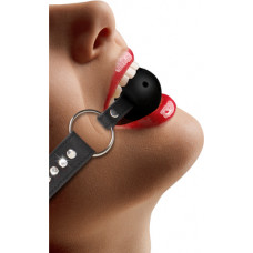 Ouch! By Shots Breathable Ball Gag with with Diamond Studded Straps