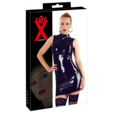 Late X Latex Dress black L