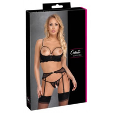 Cottelli Lingerie 3-Piece Shelf Bra Set 85B/L