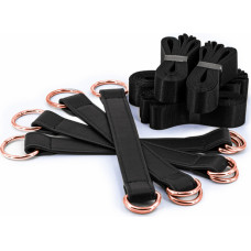 Ns Novelties Bondage Couture Tiedown Straps / Black