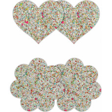 Ns Novelties Pasties Heart & Flower 2 Pair