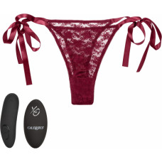 Calexotics Remote Control Lace Thong Set / Red