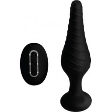 Xr Brands Silicone Vibrating Anal Plug with Remote Control