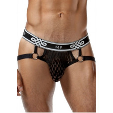 Male Power Jock Ring - S/M - Black