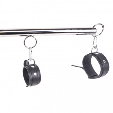 Kiotos Steel Spreader Bar set - Black Leather