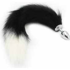 Kiotos Steel Steel Buttplug S Fox Tail Black