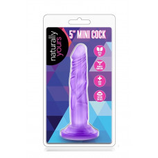 Blush NATURALLY YOURS 5INCH MINI COCK PURPLE