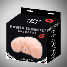 Power Escorts Masturbator-Take Me Hard Laura-Pussy & Ass Masturbator 1,55kg Flesh