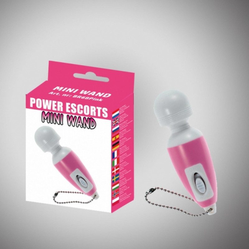 Power Escorts Mini wand  pink  mini wand massager 6,5 cm