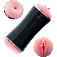 B - Series Fox Masturbator-Vibrating Masturbation Cup USB 10 function + Interactive Function / Double Ends