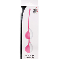 Ns Novelties Kulki-TEARDROP DUO BALLS PINK