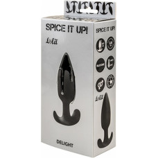 Lola Toys Plug-Anal plug with misplaced center of gravity Spice it up Delight Black