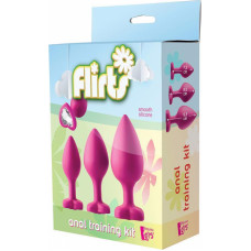 Dream Toys FLIRTS ANAL TRAINING KIT GEM STONE PINK