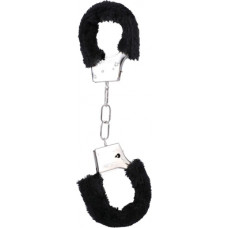 Doc Johnson Furry Handcuffs - Black