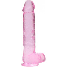 Realrock By Shots Realistiškas dildo su kamuoliukais - 9 / 23 cm