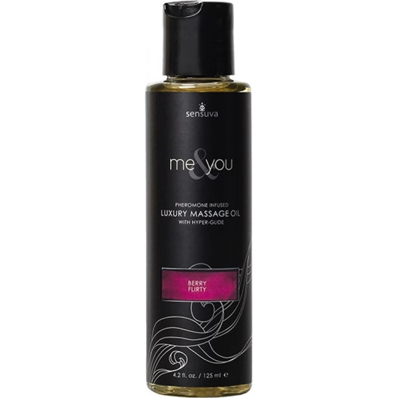 Sensuva - Me & You Berry Flirty masāžas eļļa 125 ml