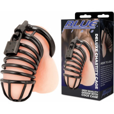 Blueline - Deluxe Chastity Cage Black