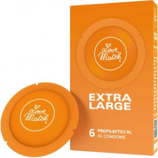 Love Match Extra Large - Condoms - 6 Pieces