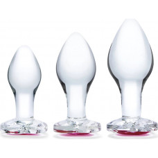 Glas - Heart Jewel s Anal Training Kit 3 gab