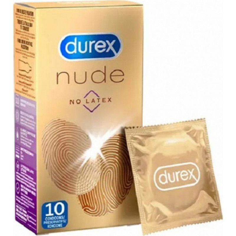 Durex - Plikie prezervatīvi bez lateksa 10 gab