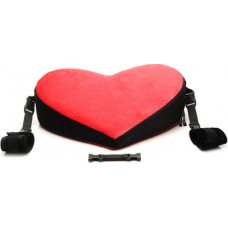 Xr Brands Bondage Love Pillow - Black/Red