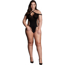 Le Désir By Shots Leda XIII - Body with Crossed Neckline and Off Shoulder Straps - Plus Size