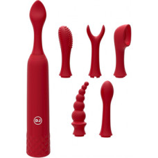 Doc Johnson iQuiver - Small Vibrator with 6 Interchangeable Attachments