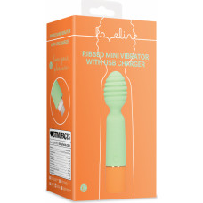 Loveline By Shots Briaunuotas mini vibratorius su USB įkrovikliu - Spring Sage