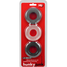 Hunkyjunk Huj3 - Cockring 3-pack - Darva / Ledus / Akmens