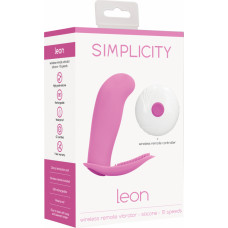 Simplicity By Shots Leon - bezvadu vibrators ar tālvadības pulti