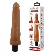 Lybaile Baile Sliding Skin Vibrators Alfredo Brown 25 cm