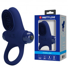 Lybaile Pretty Love Powerful Ring Vibro Stimulator II Blue