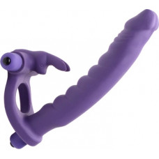 Xr Brands Double Delight - Vibrating Rabbit C-Ring