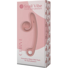 Snail Vibe - Curve Vibrator - Peachy Pink