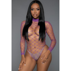 Bewicked Dancing All Night Bodystocking - PUR / OS