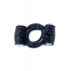 Boss Of Toys Pierścień-Vibrating CockRing Double Black